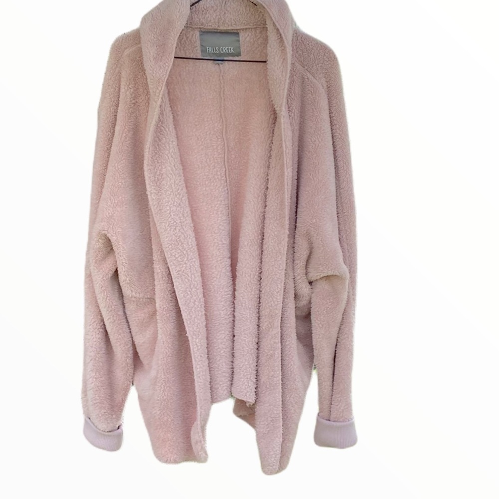Soft & Cozy Pretty Pink Open Front Hooded Cardigan